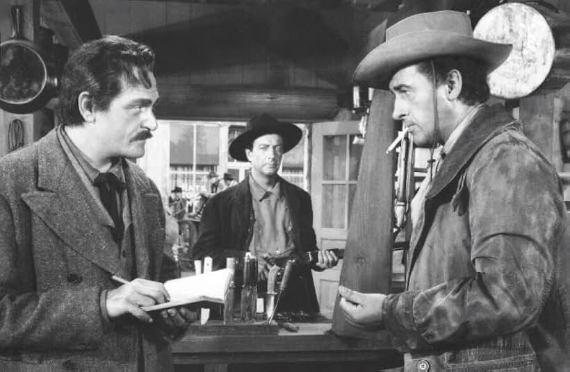 Stewart Granger, Robert Taylor, and Joe De Santis in The Last Hunt (1956)