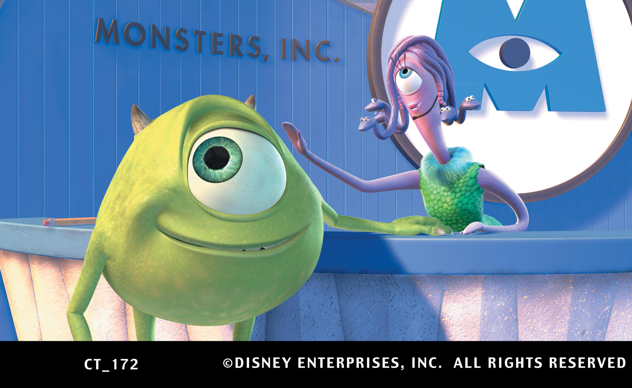 Jennifer Tilly and Billy Crystal in Monsters, Inc. (2001)