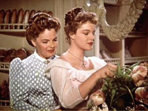 Romy Schneider and Magda Schneider in Die Deutschmeister (1955)