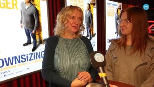 Actress Margareta Pettersson interviev Downsizing