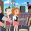 'Weird Al' Yankovic, Greg Cipes, Sabrina Carpenter, and Mekai Curtis in Milo Murphy's Law (2016)