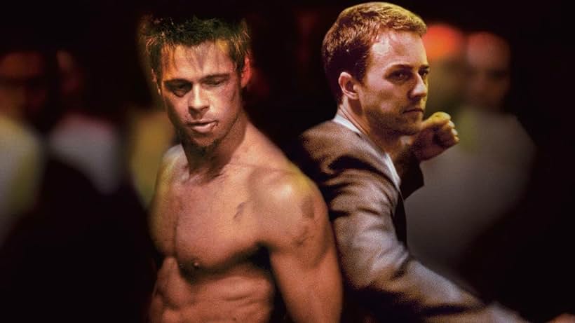 Brad Pitt and Edward Norton in Fight Club (1999)