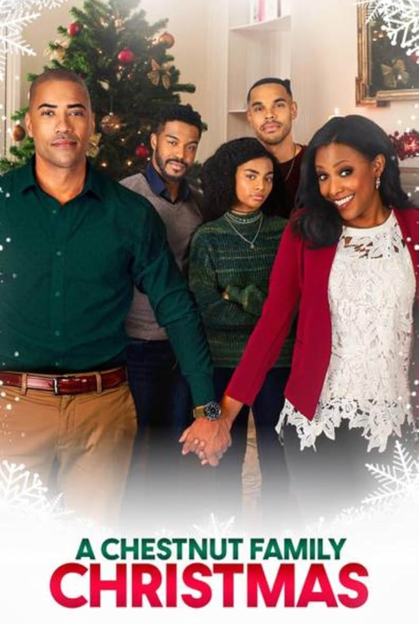 Kalista Wilson, Brad James, Meagan Holder, Jaime M. Callica, and Klarc Jerome Wilson in A Chestnut Family Christmas (2021)