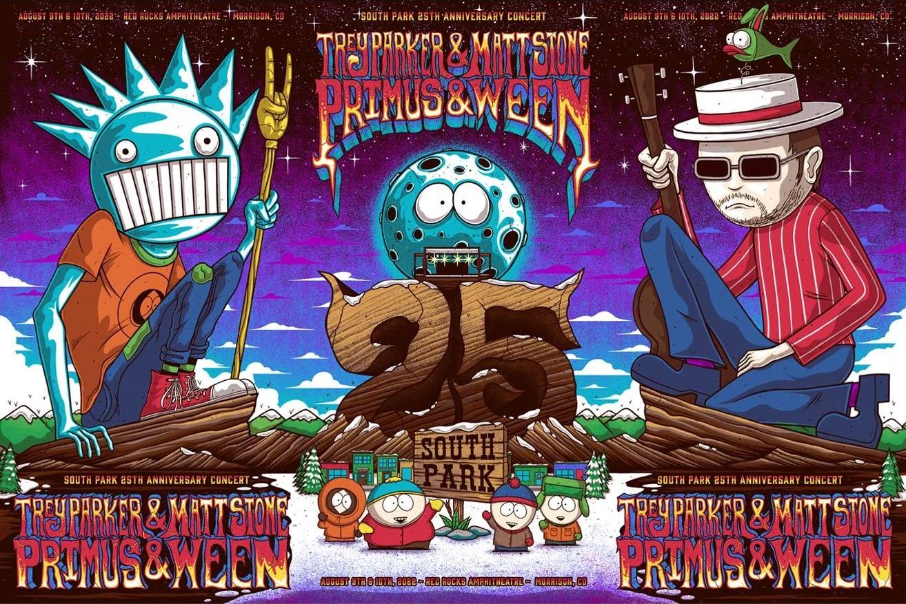 Matt Stone, Trey Parker, Ween, and Primus in South Park: The 25th Anniversary Concert (2022)