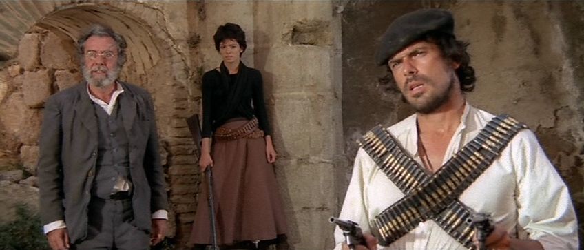 Iris Berben, Tomas Milian, and Fernando Rey in Compañeros (1970)