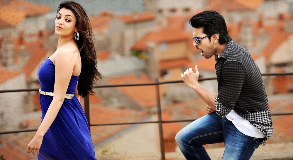 Kajal Aggarwal and Ram Charan in Naayak (2013)