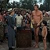 Ron Ely, Julie Harris, and Manuel Padilla Jr. in Tarzan (1966)