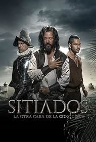 Andrés Parra, Benjamín Vicuña, and Ricardo Abarca in Sitiados (2015)