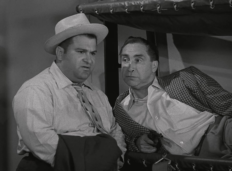 Jack Kruschen and Horace McMahon in Abbott and Costello Go to Mars (1953)