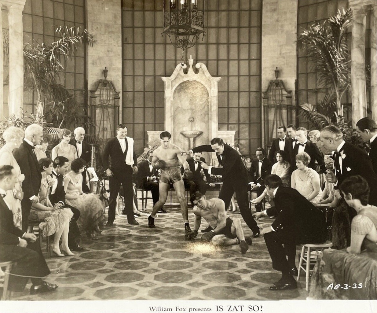 Cyril Chadwick, Diane Ellis, Doris Lloyd, Edmund Lowe, George O'Brien, and Katherine Perry in Is Zat So? (1927)