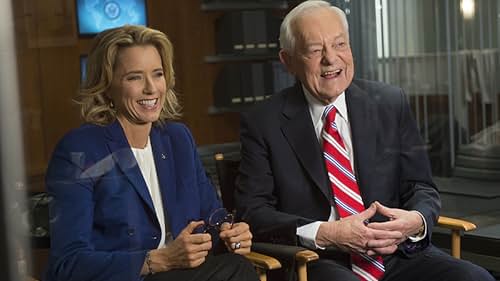 Téa Leoni and Bob Schieffer in Madam Secretary (2014)