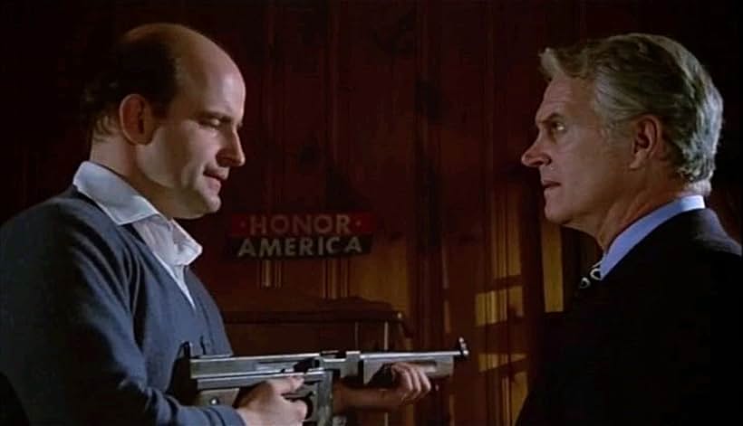 Peter Boyle and Dennis Patrick in Joe (1970)