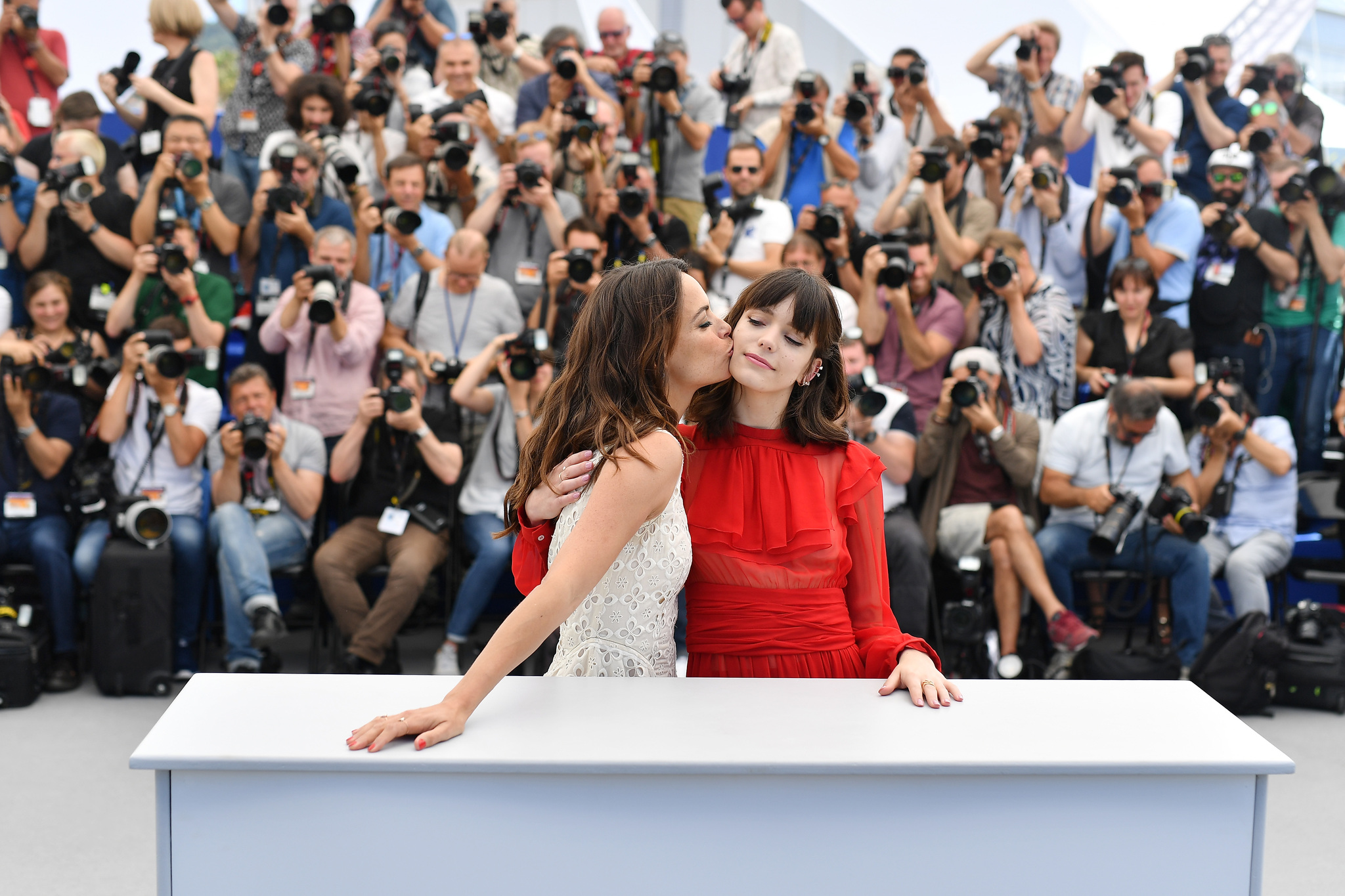 Bérénice Bejo and Stacy Martin