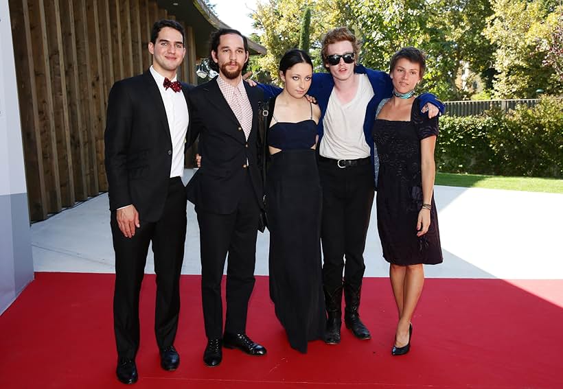 Eleonore Hendricks, Josh Safdie, Benny Safdie, Caleb Landry Jones, and Arielle Holmes at an event for Heaven Knows What (2014)