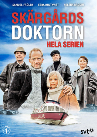 Helena Brodin, Göran Engman, Samuel Fröler, Ebba Hultkvist Stragne, and Sten Ljunggren in Skärgårdsdoktorn (1997)