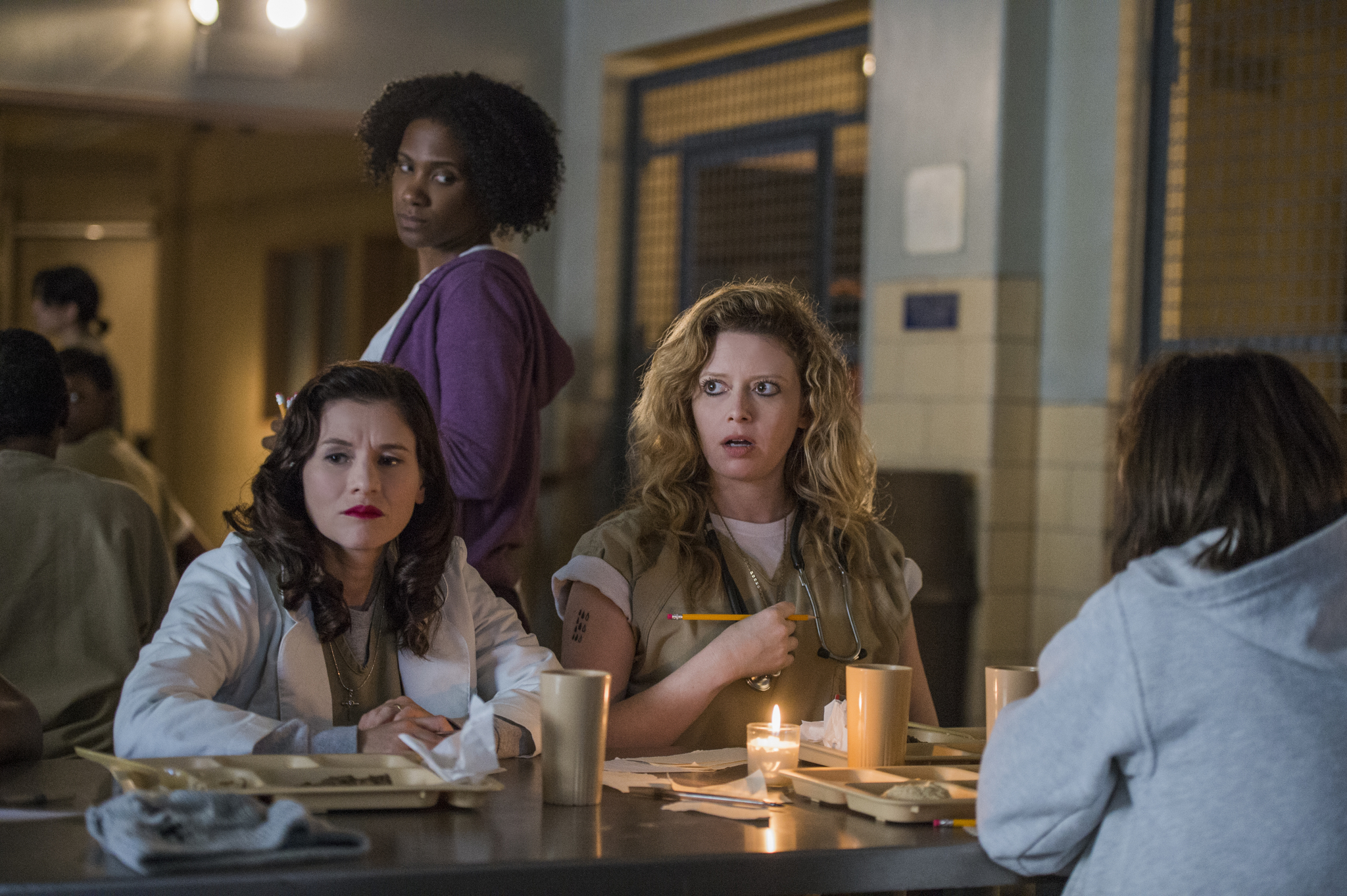 Natasha Lyonne, Yael Stone, and Vicky Jeudy in Orange Is the New Black (2013)