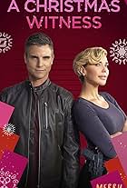 Arielle Kebbel and Colin Egglesfield in A Christmas Witness (2021)