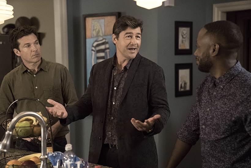 Jason Bateman, Kyle Chandler, and Lamorne Morris in Game Night (2018)