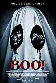 Jill Marie Jones, Rob Zabrecky, Aurora Perrineau, and Jaden Piner in Boo! (2018)