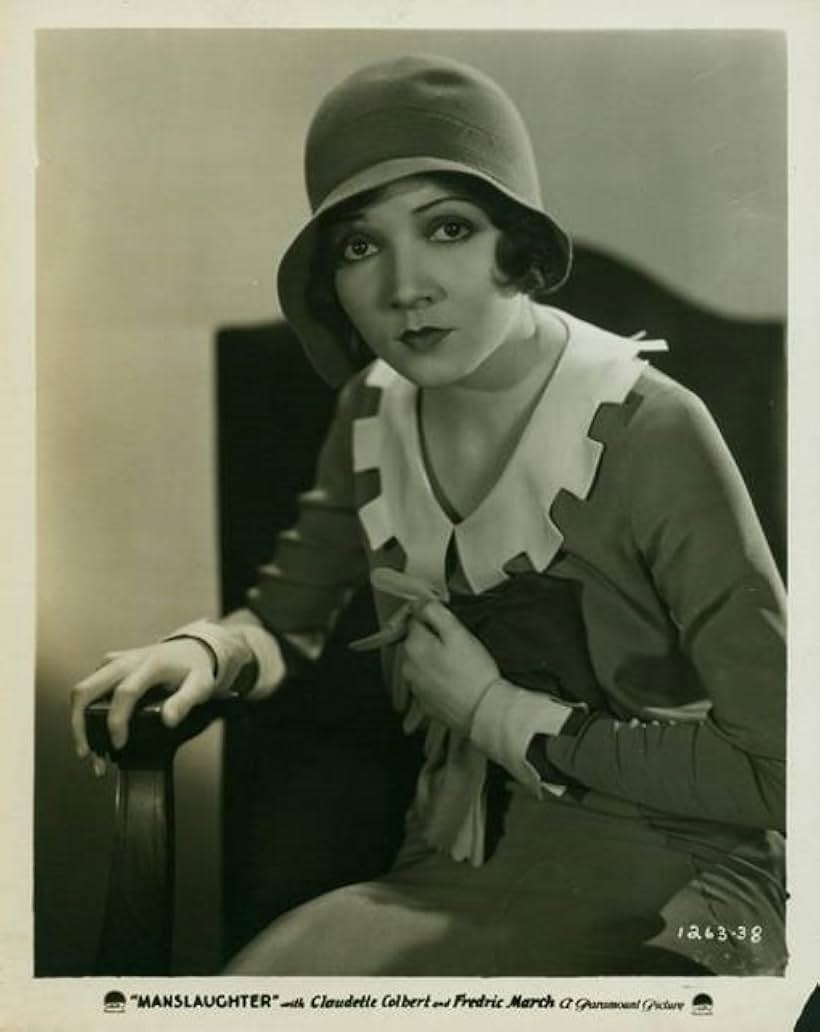 Claudette Colbert in Manslaughter (1930)