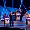 Sally James, Geoffrey Hayes, Gareth Jones, Dave Benson Phillips, Anthea Turner, Justin Fletcher, Andy Crane, and Gemma Hunt in Pointless Celebrities (2010)