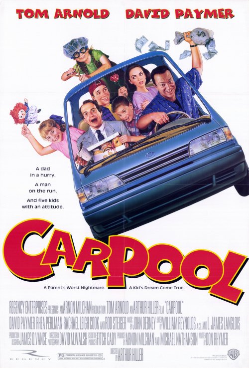 Rachael Leigh Cook, Tom Arnold, David Paymer, Micah Gardener, Mikey Kovar, Colleen Rennison, and Jordan Warkol in Carpool (1996)