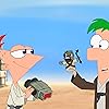 Thomas Brodie-Sangster and Vincent Martella in Phineas and Ferb (2007)