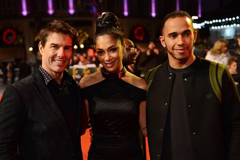 Tom Cruise, Nicole Scherzinger, and Lewis Hamilton at an event for Jack Reacher (2012)