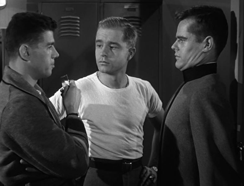 Paul Grant, Jack Grinnage, and Chester Marshall in West Point (1956)