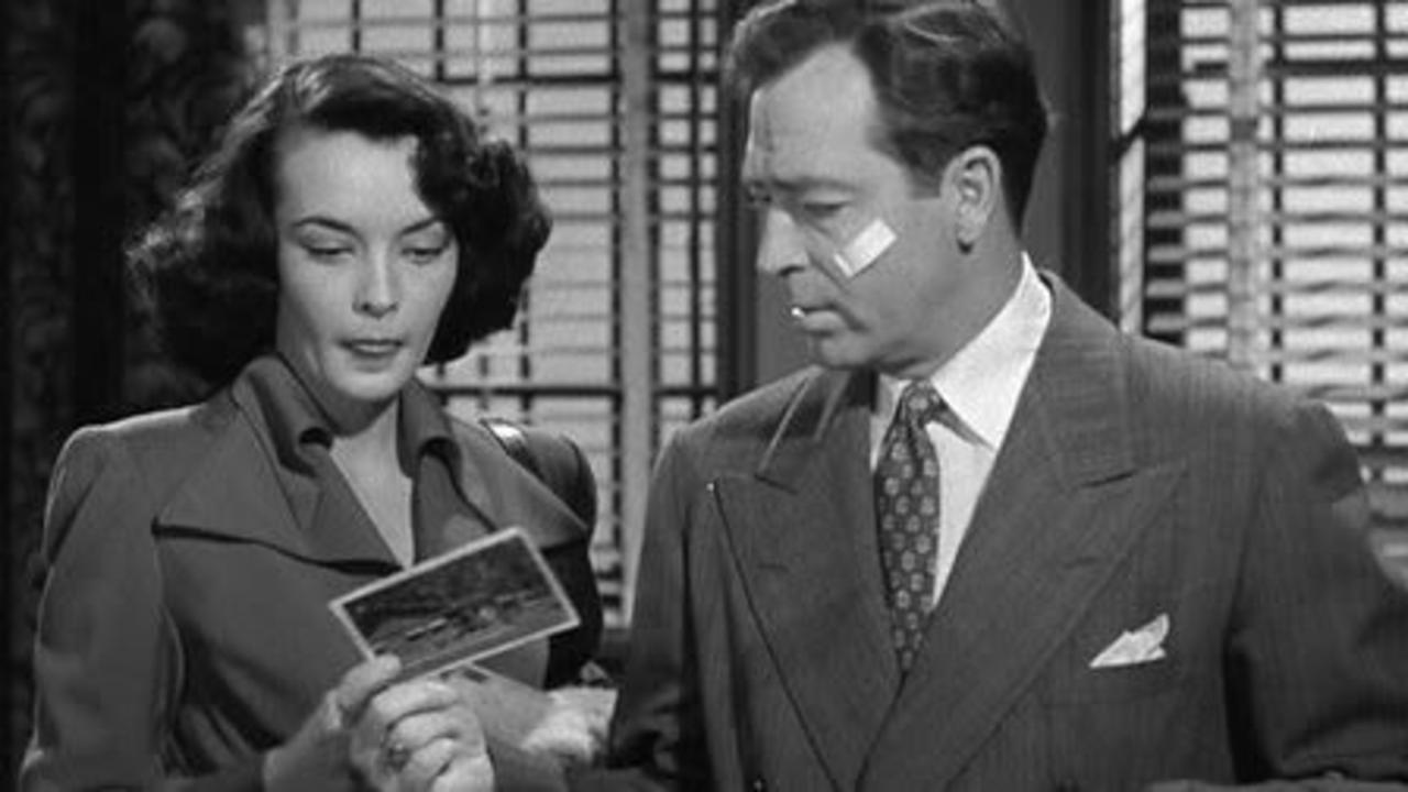 Joan Dixon and John Howard in Experiment Alcatraz (1950)