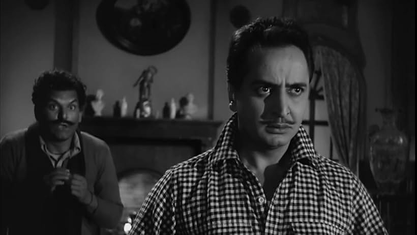 Pran Sikand and Ramayan Tiwari in Madhumati (1958)