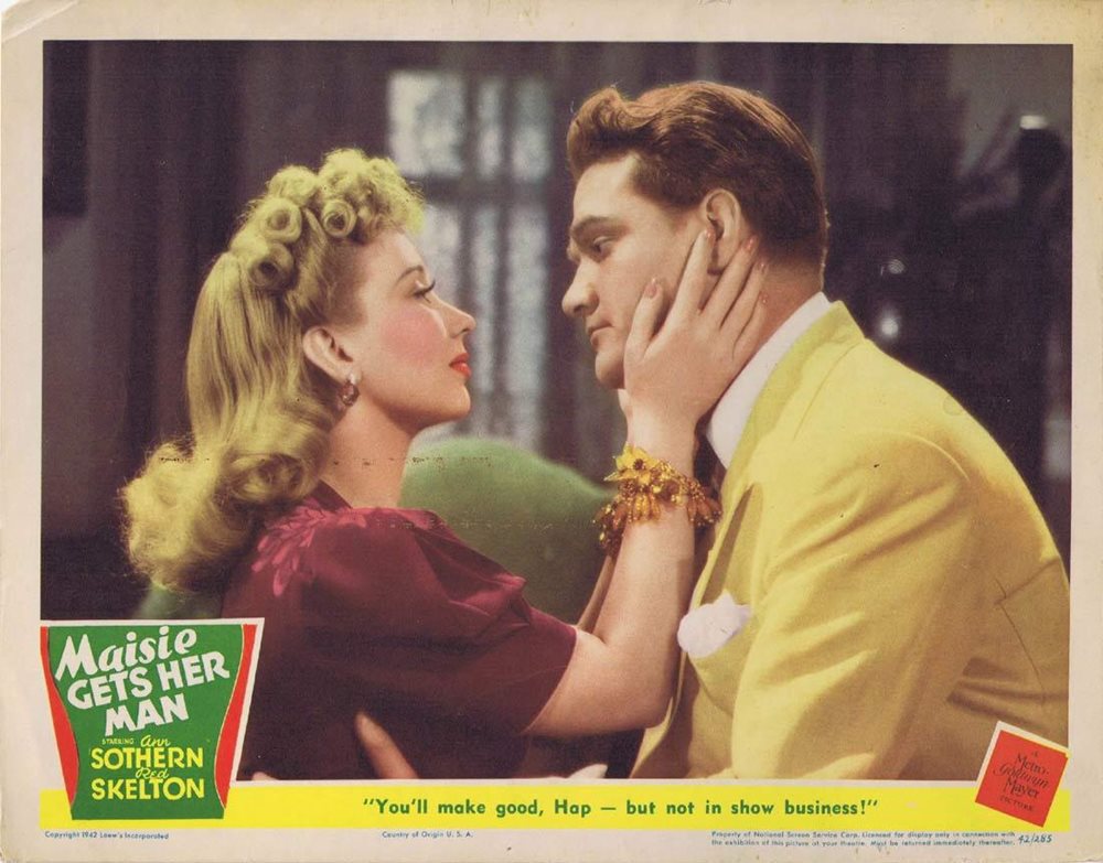 Red Skelton and Ann Sothern in Maisie Gets Her Man (1942)