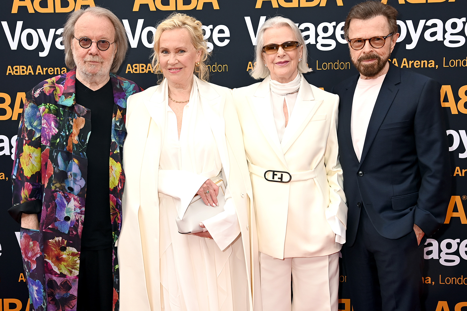 Benny Andersson, Agnetha Fältskog, Anni-Frid Lyngstad, and Björn Ulvaeus in ABBA Voyage (2022)