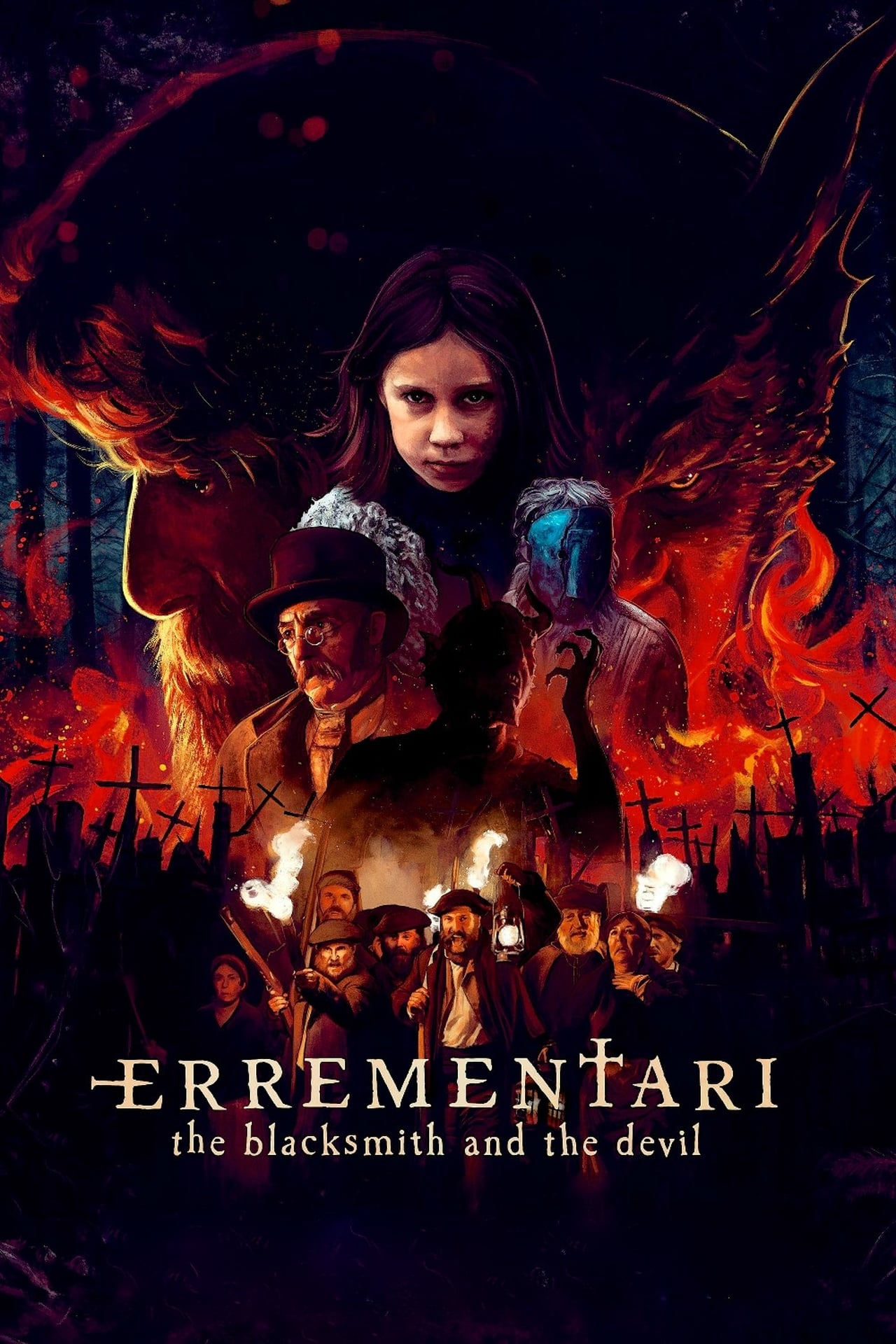 Ramón Agirre, Kandido Uranga, and Uma Bracaglia in Errementari (2017)