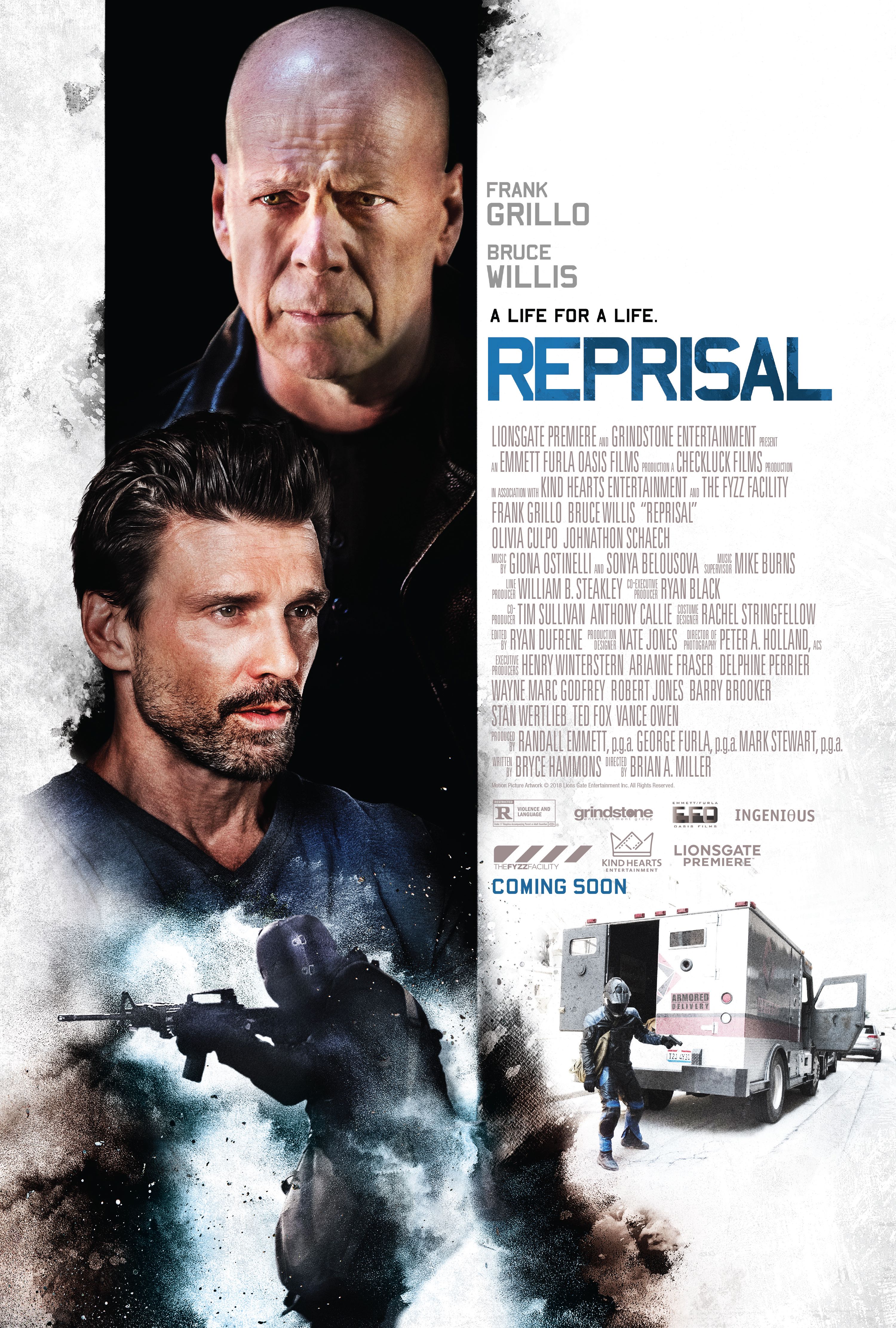 Bruce Willis and Frank Grillo in Reprisal (2018)