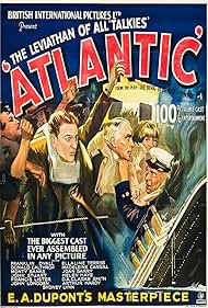 Madeleine Carroll, Franklin Dyall, and John Stuart in Atlantic (1929)