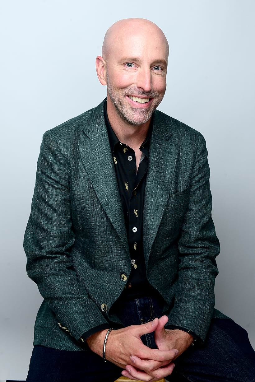 Brian K. Vaughan at an event for Paper Girls (2022)