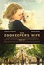 Johan Heldenbergh, Jessica Chastain, and Timothy Radford in The Zookeeper's Wife (2017)