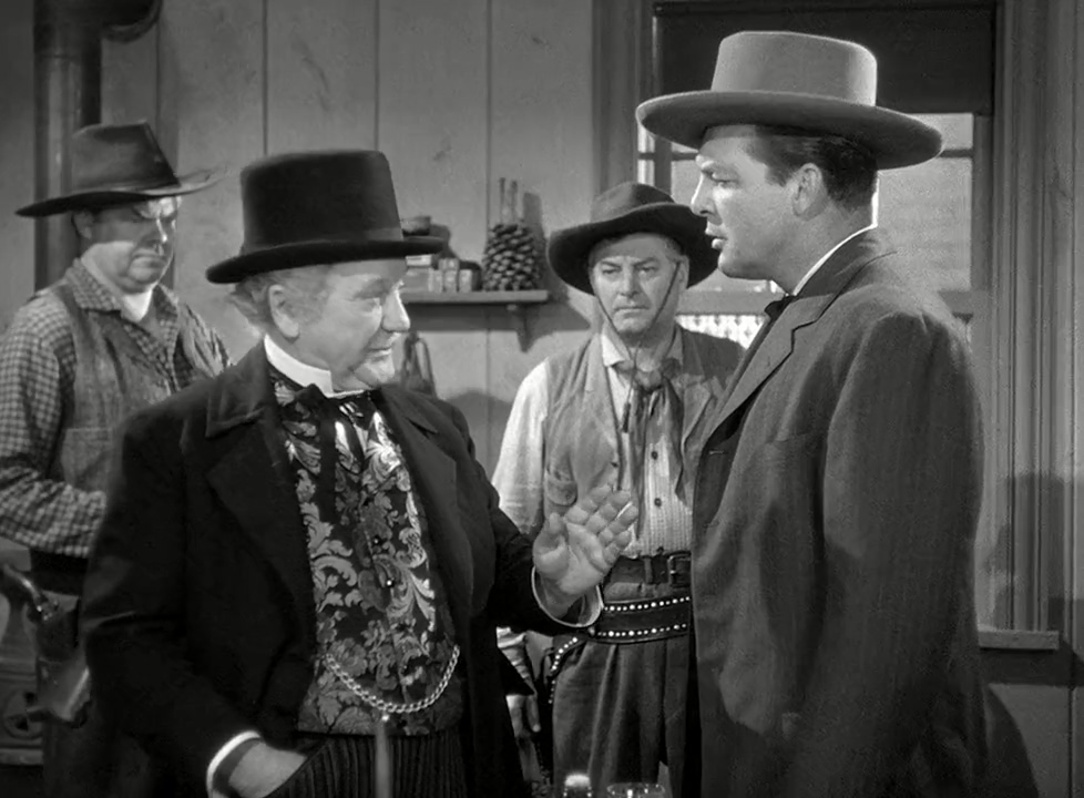 George Cleveland, Wade Crosby, Gordon Jones, and Rex Lease in The Wistful Widow of Wagon Gap (1947)