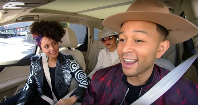 Taraji P. Henson, Alicia Keys, and John Legend in Carpool Karaoke (2017)