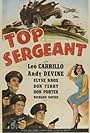 Leo Carrillo, Andy Devine, Elyse Knox, and Don Terry in Top Sergeant (1942)