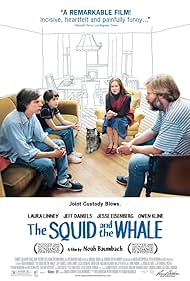 Jeff Daniels, Laura Linney, Jesse Eisenberg, and Owen Kline in The Squid and the Whale (2005)