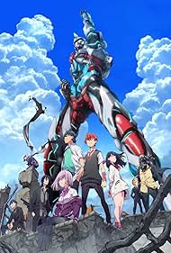 Katsuyuki Konishi, Hikaru Midorikawa, Masaya Matsukaze, Ken'ichi Suzumura, Ryôsuke Takahashi, Yume Miyamoto, Aoi Yûki, Reina Ueda, Sôma Saitô, and Yûya Hirose in SSSS.Gridman (2018)