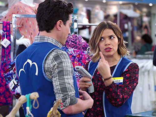 America Ferrera and Ben Feldman in Superstore (2015)