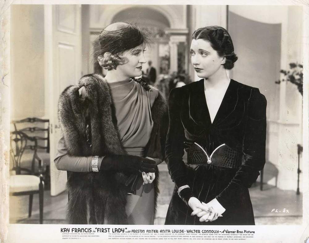 Kay Francis and Verree Teasdale in First Lady (1937)