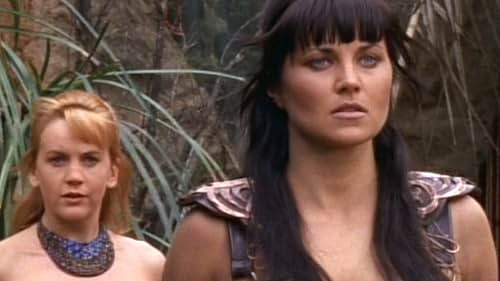 Lucy Lawless and Renée O'Connor in Xena: Warrior Princess (1995)