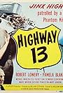 Pamela Blake and Robert Lowery in Highway 13 (1948)