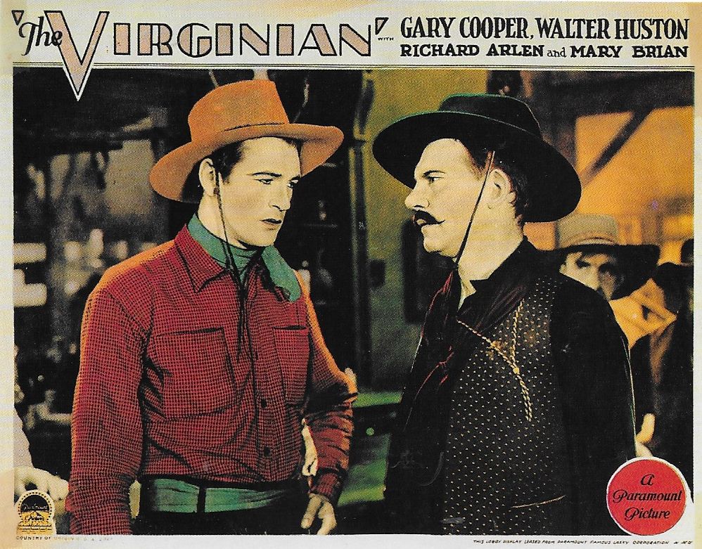 Gary Cooper and Walter Huston in The Virginian (1929)