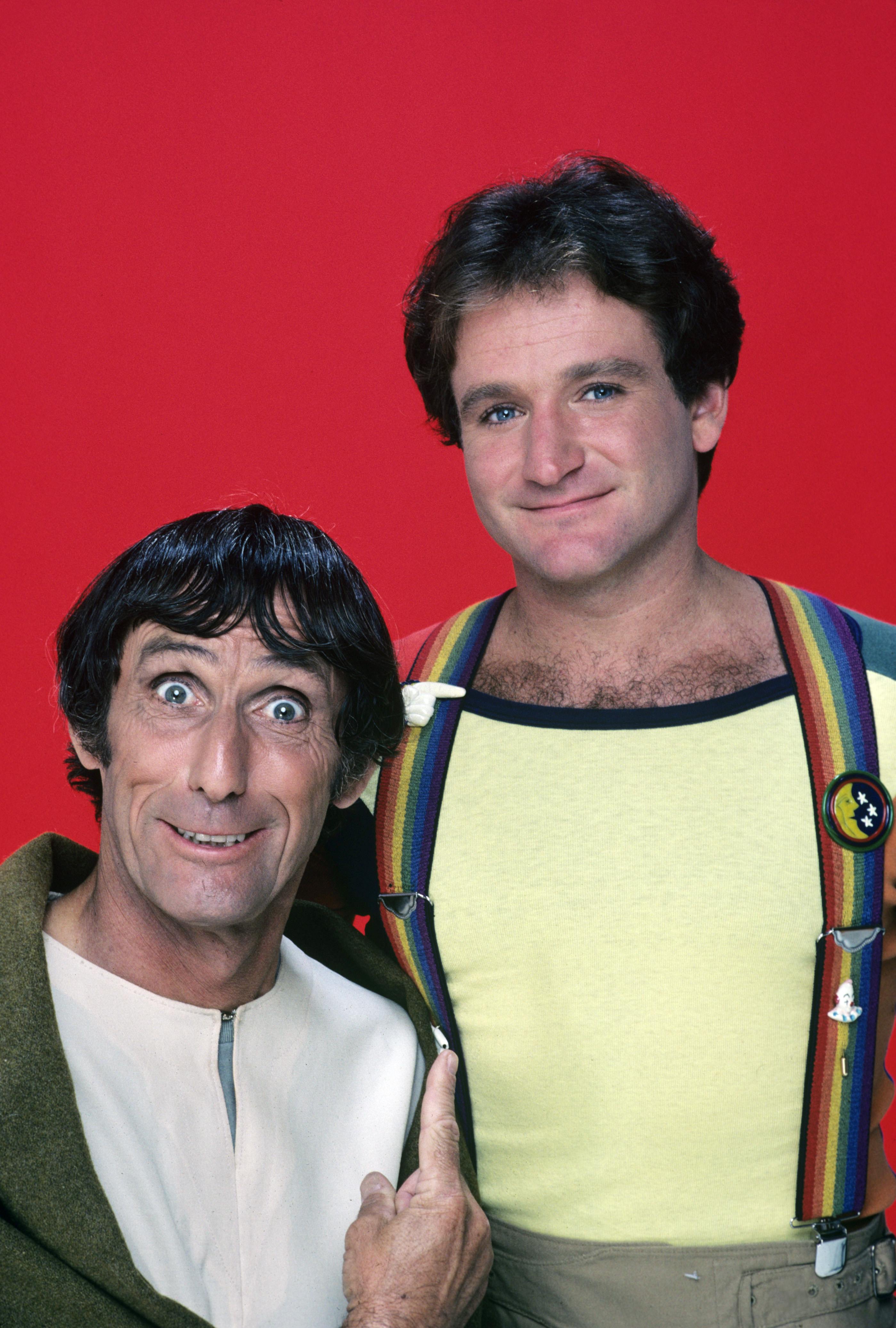 Robin Williams and Robert Donner in Mork & Mindy (1978)