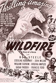 Sterling Holloway, Eddie Dean, William Farnum, Virginia Maples, and Bob Steele in Wildfire (1945)